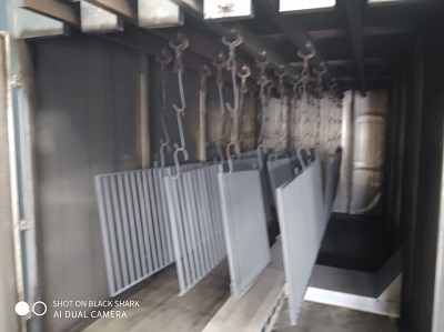 Aplicaciones de la l&iacute;nea de pintura en polvo manual