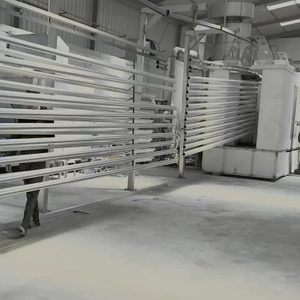 Línea De Pintura En Polvo Totalmente Automática Para Perfiles De Aluminio
