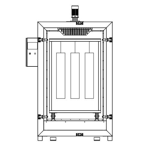powder coating oven design 2