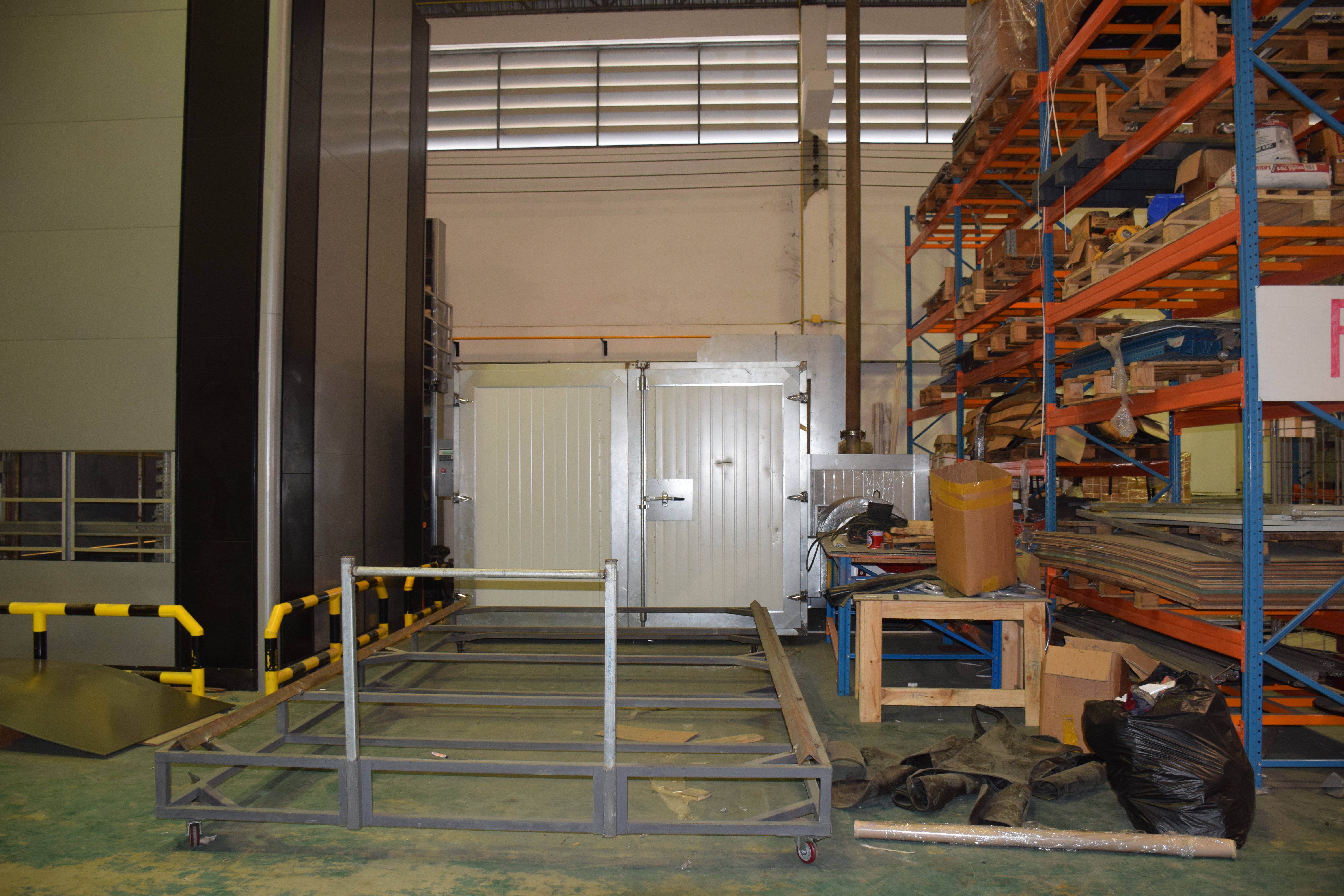 Horno de Curado de Polvo de Gas Inteligente con Carro