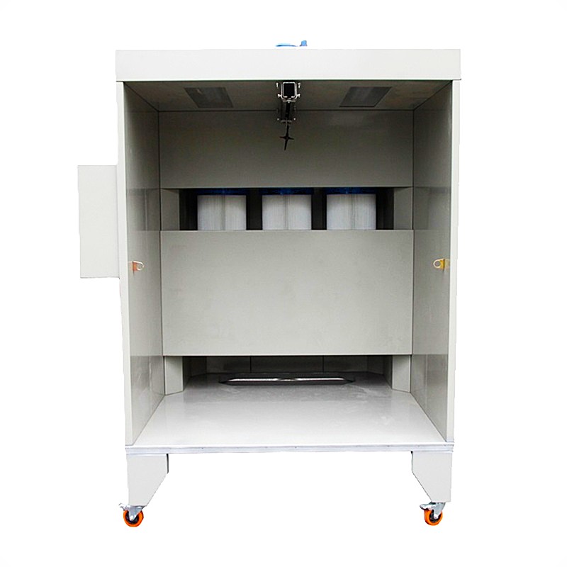 Línea Manual De Pintura En Polvo Para Espacios Reducidos