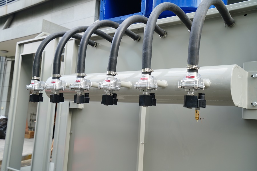 Sistema de limpieza de filtro de pulso