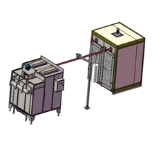 Línea Manual De Pintura En Polvo Para Espacios Reducidos