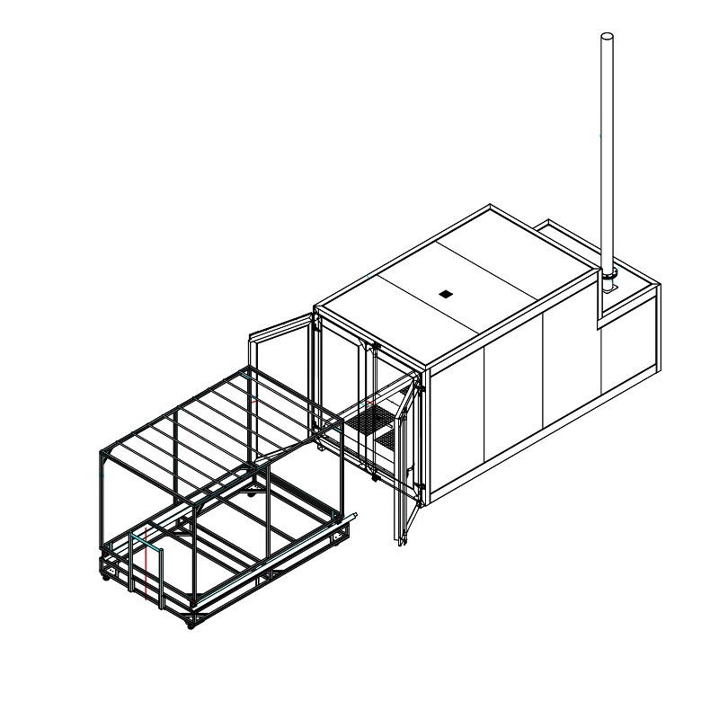 horno de pintura en polvo