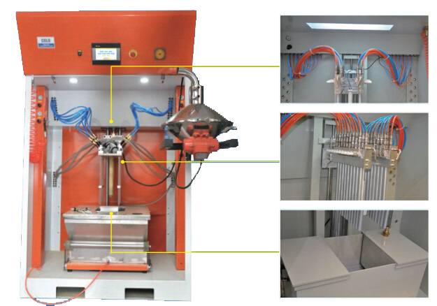 Caracter&iacute;sticas del centro de suministro de polvo