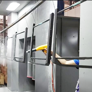 Línea Manual De Pintura En Polvo Para Estructuras Metálicas En Lotes